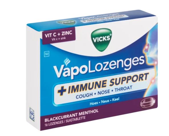 VICKS
  VAPOLOZENGES IMMUNE 16 ORANGE