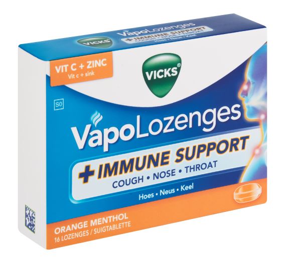 VICKS
  VAPOLOZENGES IMMUNE 16 B/CURRE