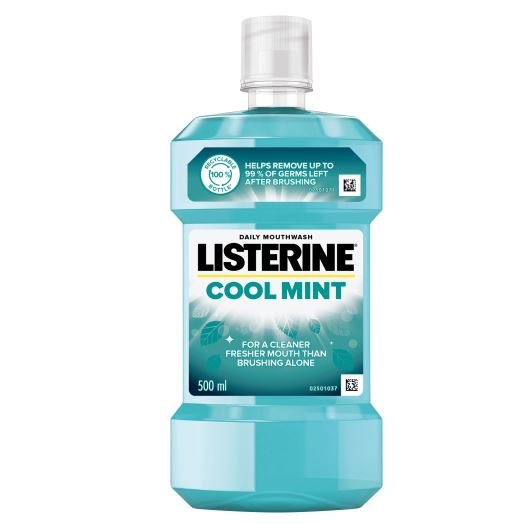 LISTERINE   500ML COOLMINT 53600
